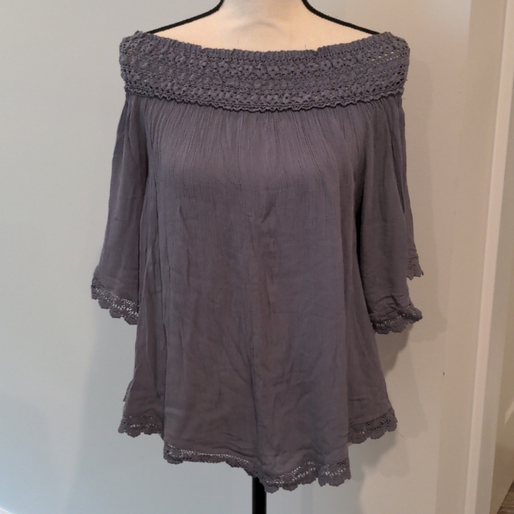 Off the shoulder blouse
